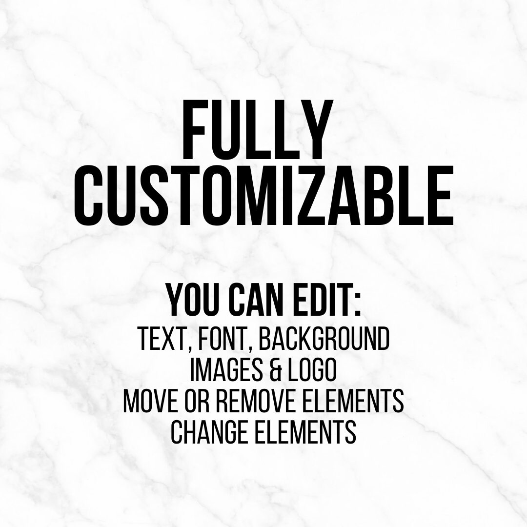 Canva Editable Templatecanva Flyercanva Eflyercanva Etsy UK