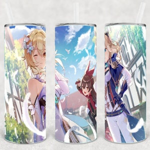 Anime Inspired 20 oz Skinny Beer Tumbler Tumbler Wrap Sublimation JPG Design Sublimation PNG Graphics Designs Instant Download