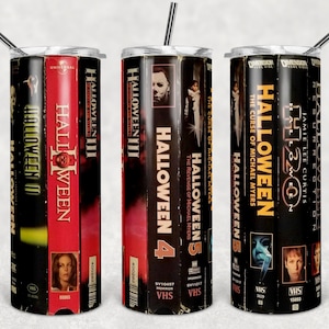 Horror Film Inspiriert 20 oz Skinny Beer Tumbler Tumbler Wrap Sublimation JPG Design Sublimation PNG Grafik Designs Instant Download