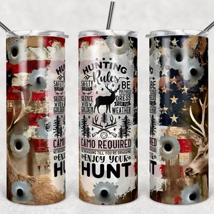 America Hunting 20 oz Skinny Beer Tumbler Tumbler Wrap Sublimación JPG Diseño Sublimación PNG Gráficos Diseños Descarga instantánea
