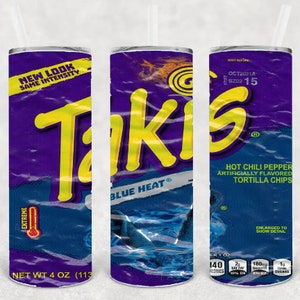 Chips Inspired 20 oz Skinny Beer Tumbler Tumbler Wrap Sublimation JPG Design Sublimation PNG Graphics Designs Instant Download