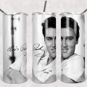 Elvis Tumbler Png & Jpg für 20 OZ Sublimation Skinny Tumbler Design - Gerade Sublimation Wrap Design Geschenk