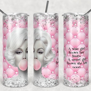 Vrouw - Een wijze meisje geïnspireerd 20 oz Skinny Beer Tumbler Tumbler Wrap Sublimatie JPG Design Sublimatie PNG Graphics Designs Instant Download