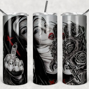 Horrorfilm inspiriert 20 oz Skinny Beer Tumbler Becher Wrap Sublimation JPG Design Sublimation PNG Grafiken Designs Instant Download