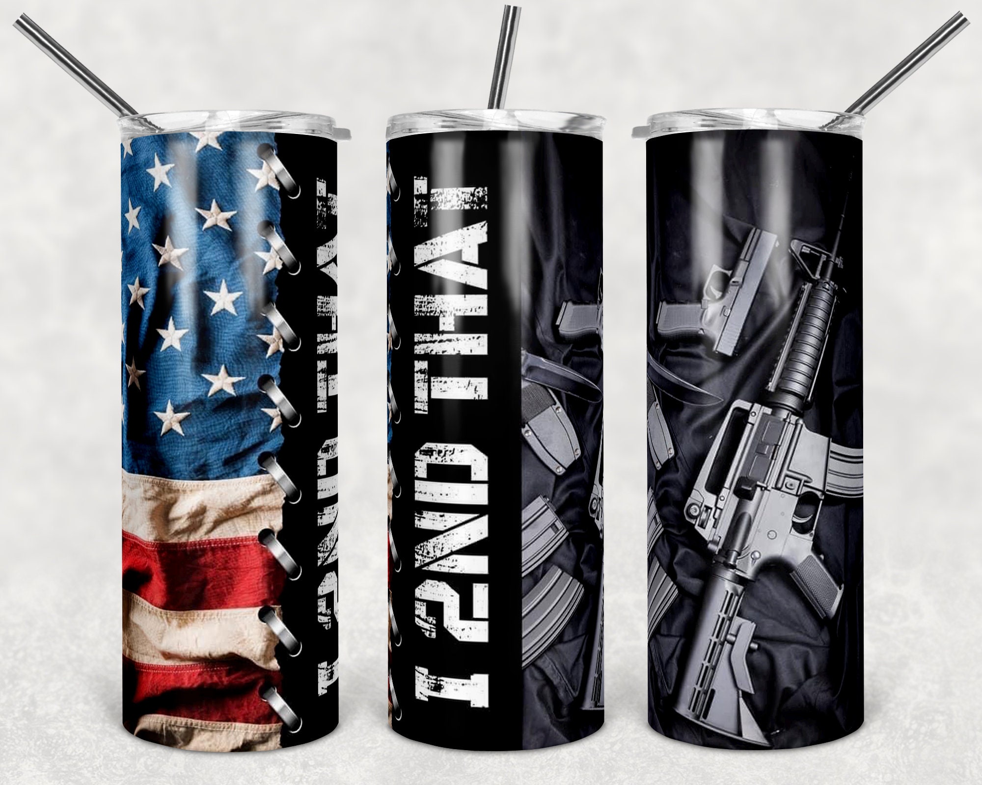 America I 2nd That Inspired 20 oz Skinny Tumbler Tumbler Wrap Sublimation JPG Design Sublimation PNG Graphics Designs Instant Download