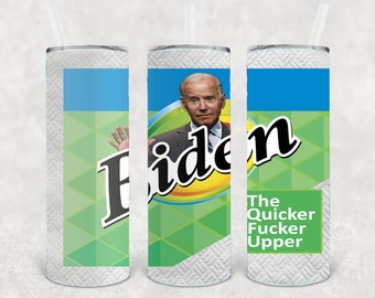 Biden Paper Towel Inspired 20 oz Skinny Beer Tumbler Tumbler Wrap Sublimation JPG Design Sublimation PNG Graphics Designs Instant Download