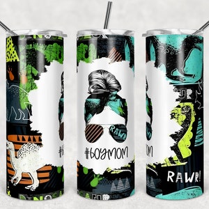 Boy Mom 20 oz Skinny Beer Tumbler Wrap Sublimation JPG Design Sublimation PNG Graphics Designs Instant Download