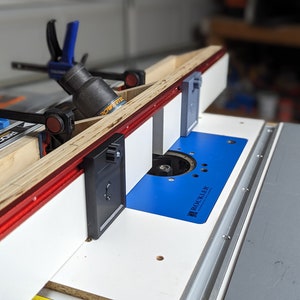 Front Facing T-track Stop Block for Router Table | Miter Saw Station ...