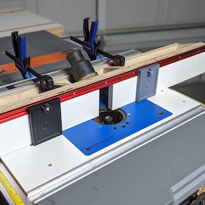 Front Facing T-track Stop Block for Router Table | Miter Saw Station | Cross Cut Sled | Drill Press Table | Make precise repeatable cuts