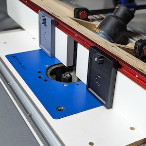 Front Facing T-track Stop Block for Router Table | Miter Saw Station ...