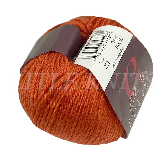 Burnt orange DK yarn