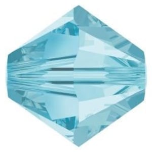 Rowan Swarovski Crystals Size 6mm - Aquamarine (Color #8)