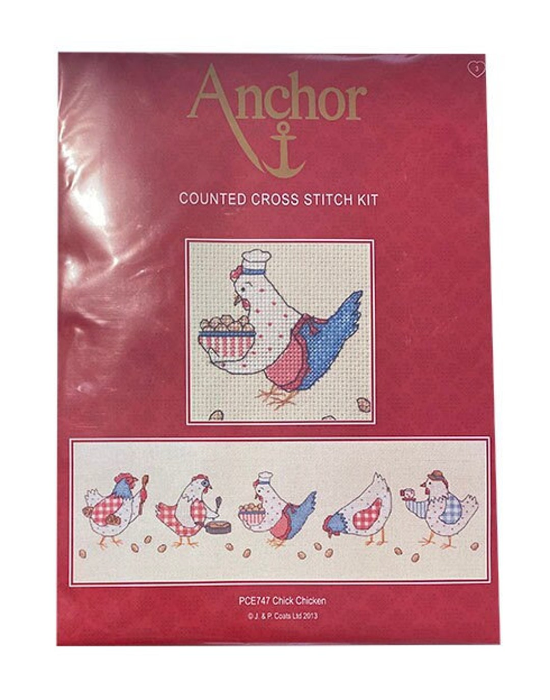 NEW Anchor Counted Cross Stitch Kit - Chick Chicken - Etsy