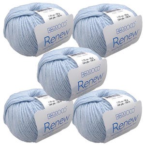 40% Off and Free Shipping! -  5 Skeins - Berroco Renew - Swallow (Color #1355)