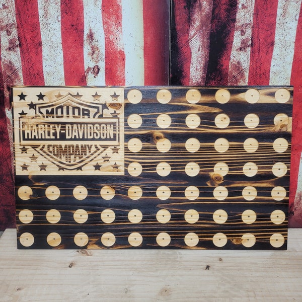 Harley Davidson Poker Chip Holder Etsy