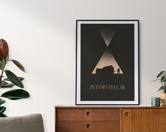 Interstellares Poster || Einfarbige Punkte Tusche || Digitales Poster zum Download || Digitale Zeichnung
