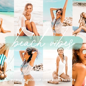 10 SUMMER PRESETS, Lightroom Mobile Presets, Summer Presets, Desktop Presets, Instagram Blogger Lifestyle filter, Travel Presets, Beach VSCO