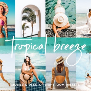 10 SUMMER Lightroom Presets, Travel Presets, Vacation Presets, Mobile & Desktop Neutral Filter, Blogger, Mobile and Desktop Preset Instagram