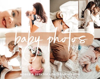 10 Lightroom Presets BABY & FAMILY, Mobile and Desktop Presets for Baby, Newborn Presets, instagram Filter, Blogger Presets, Family Presets