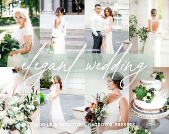 10 predefinições de lightroom de casamento, predefinições de lightroom para celular e desktop, predefinições de casamento elegantes e brilhantes, predefinições de casal lr, predefinições leves e arejadas
