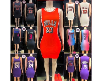 Lakers Jersey Dress - Etsy