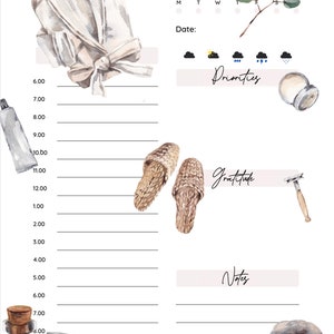 Spa Day PNG Digital Stickers