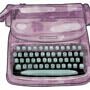 Writer PNG Digital Stickers