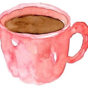 Coffee and Treats PNG Digital Stickers