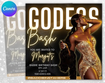 Birthday Flyer, 21st Birthday Girl, Birthday Template, Birthday Party, Birthday Dinner, Birthday Invitation, Birthday Invite, Birthday Bash