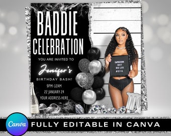Happy Birthday Flyer, Baddie Birthday Flyer, Virgo Bash Flyer, Birthday flyer, Birthday Girl, Party Flyer, Celebration Flyer,Birthday Event