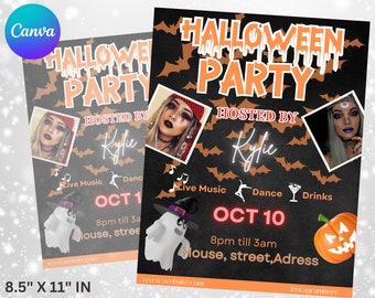 EDITABLE Trunk or Treat, Halloween Flyer, Trunk or Treat Invitation Printable Halloween Invitation, Community Event, Halloween Party Invite