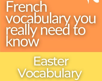 French Easter vocabulary