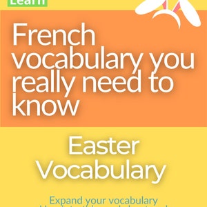 French Easter vocabulary