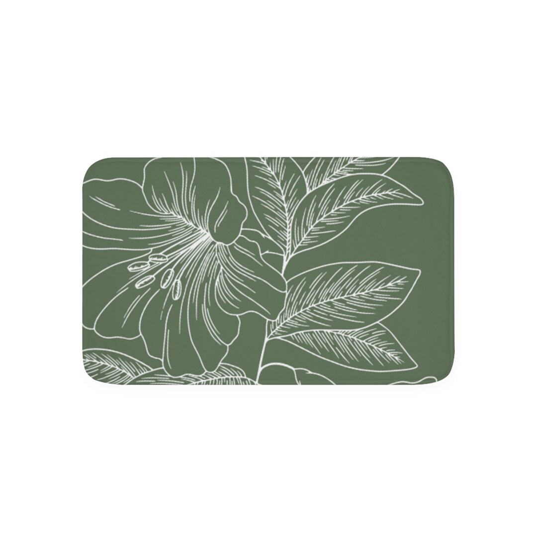 ISABELLA Memory Foam Bath Mat Etsy