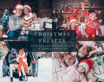 Weihnachts-Presets - Desktop Lightroom, ACR + Mobile Presets, Urlaubszeit-Presets, Instagram-Presets, Winter-Presets