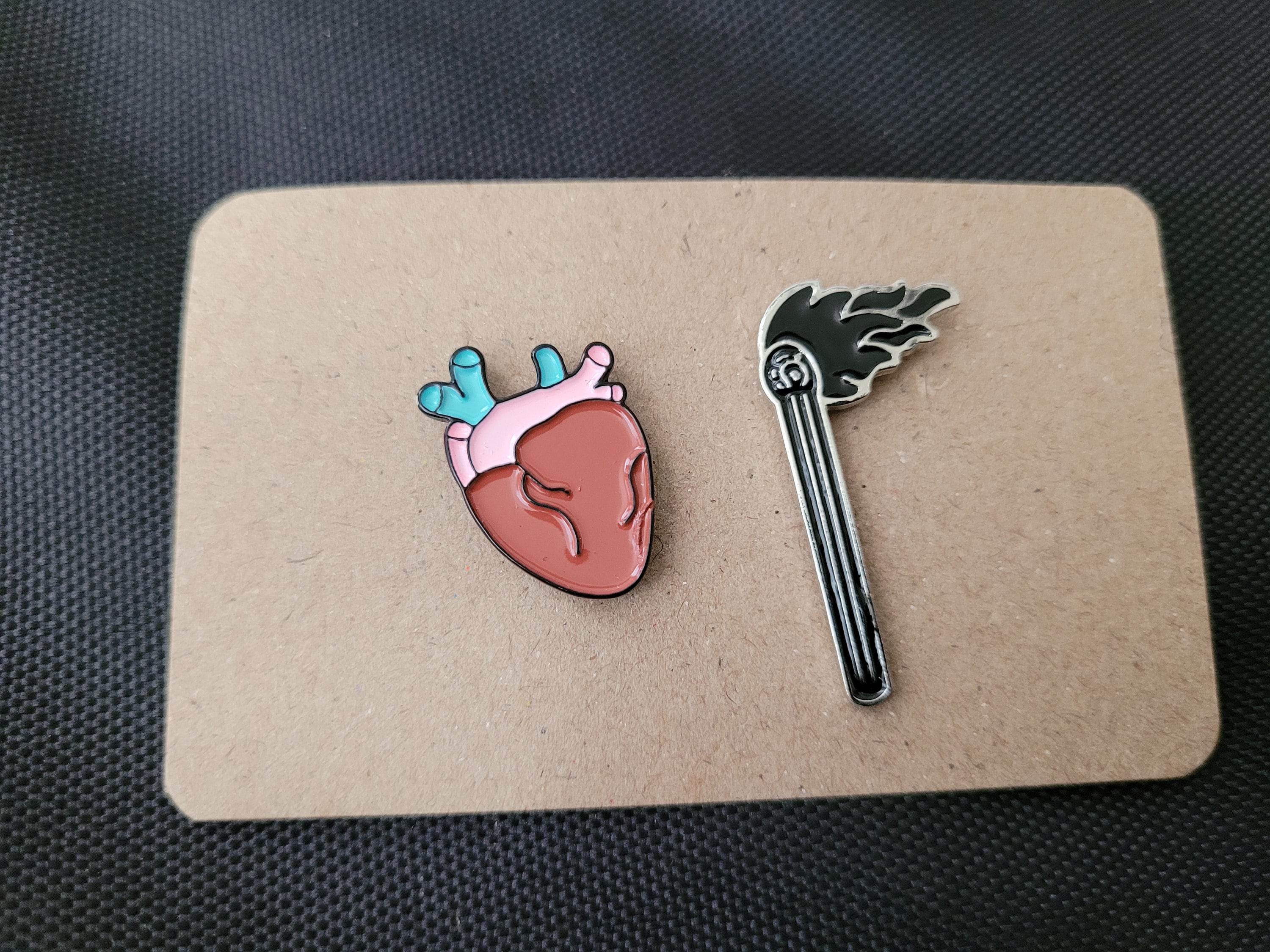 Love and Heart Themed Enamel Pin Set - Etsy