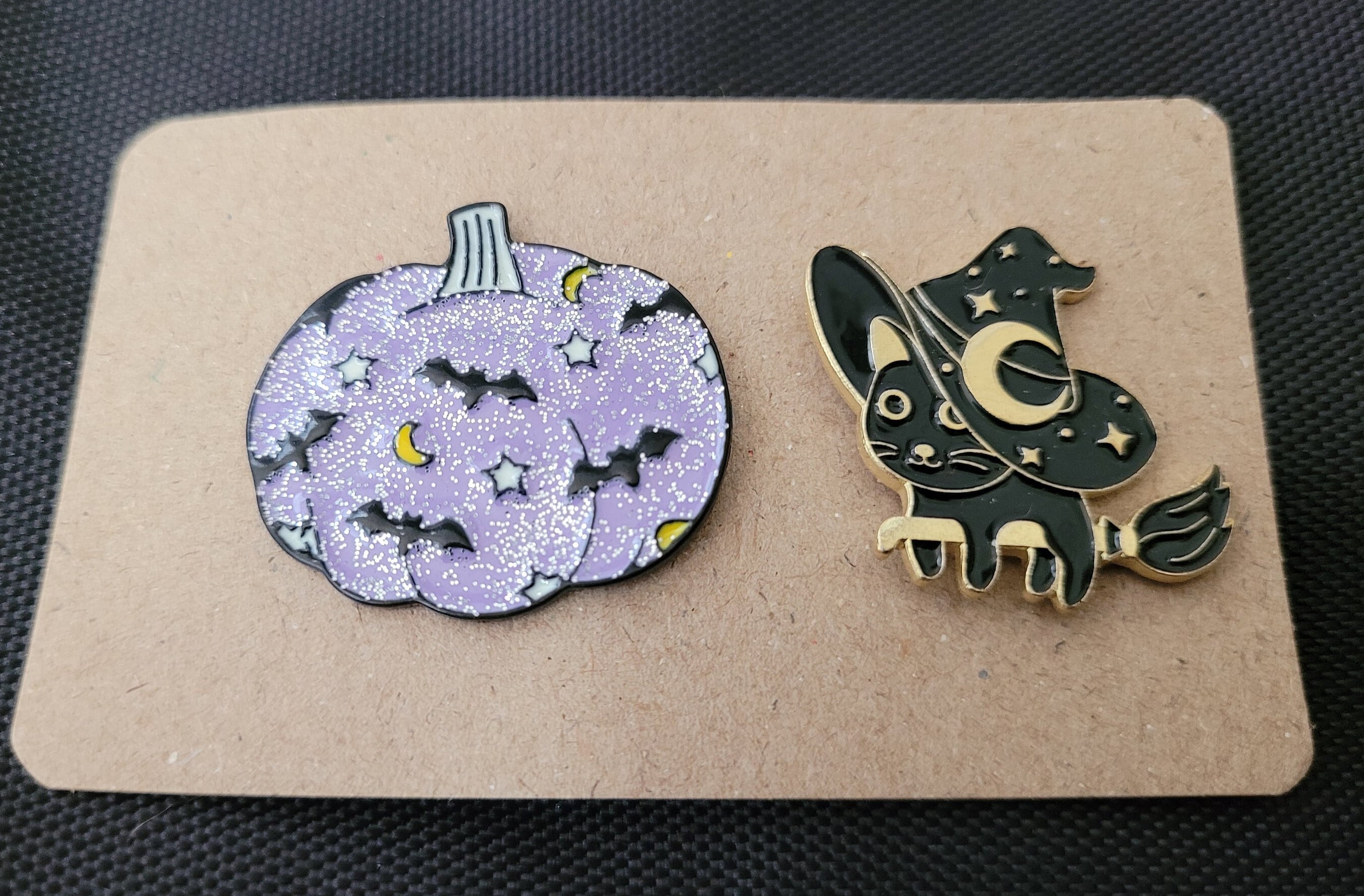 Halloween Enamel Pin Set | Pumpkins, Cats, Ghosts, and Witches - Etsy