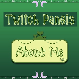 Twitch Panels | Simple Plant