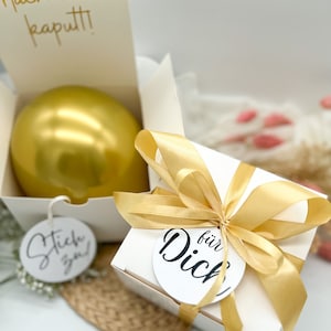 Ask your godmother, ask your godfather, will you be my godmother? Will you be my godfather? Surprise idea godmother Beige/Gold