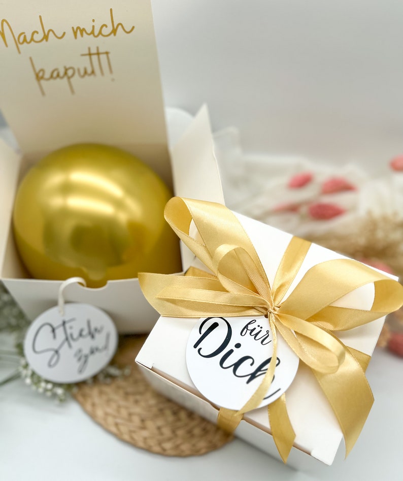 Ask your godmother, ask your godfather, will you be my godmother? Will you be my godfather? Surprise idea godmother Beige/Gold