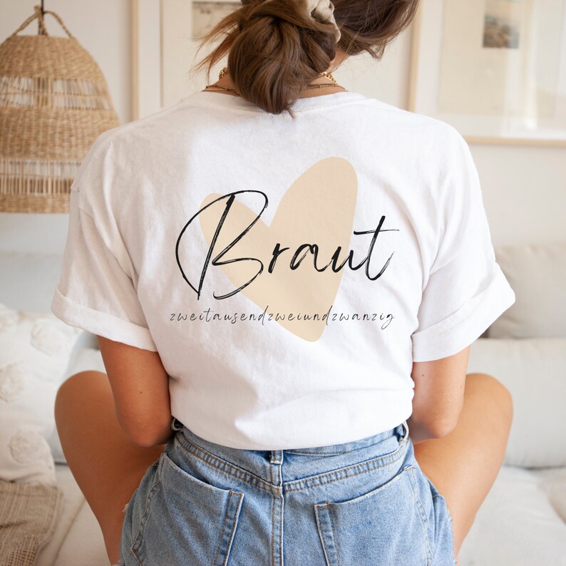 Verwunderlich Braut T Shirt Ebenbild