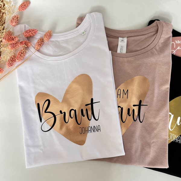 Junggesellenabschied frau, JGA Shirt Frau, JGA Shirt, Braut tshirt, JGA frauen, Bride Shirt,  jga Team Shirts,personalisiertes T-Shirt Braut