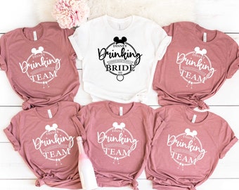 brides drinking team shirts