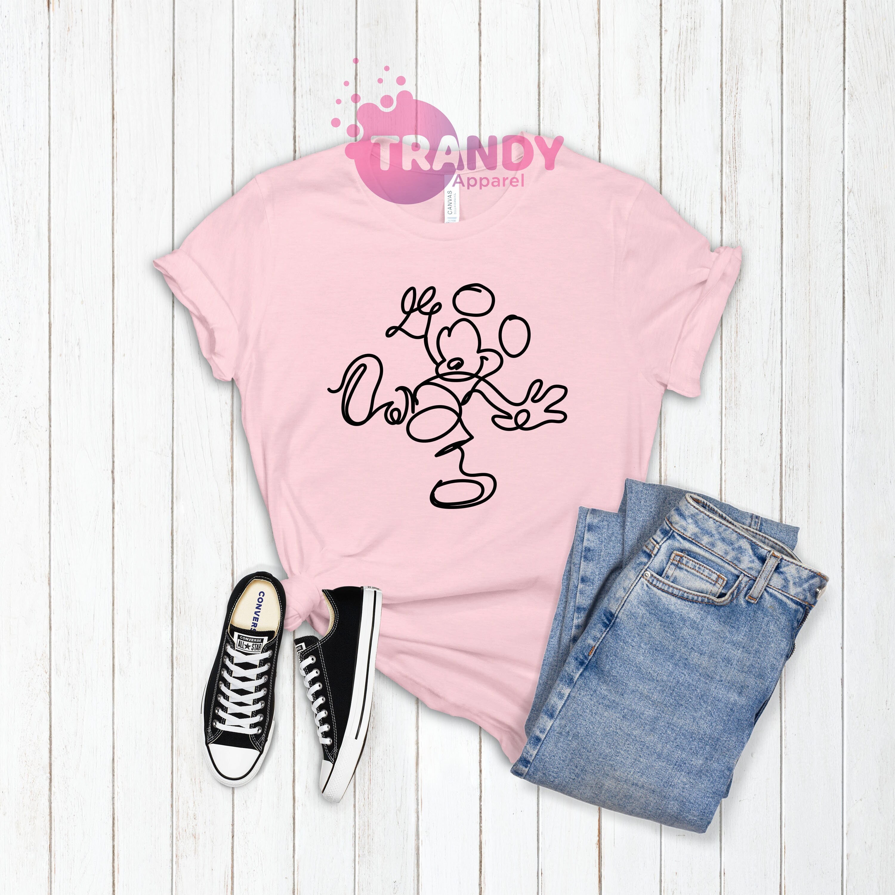 Discover Mickey Mouse T-shirt, Mickey Sketch Shirt, Disney Vacation Shirts
