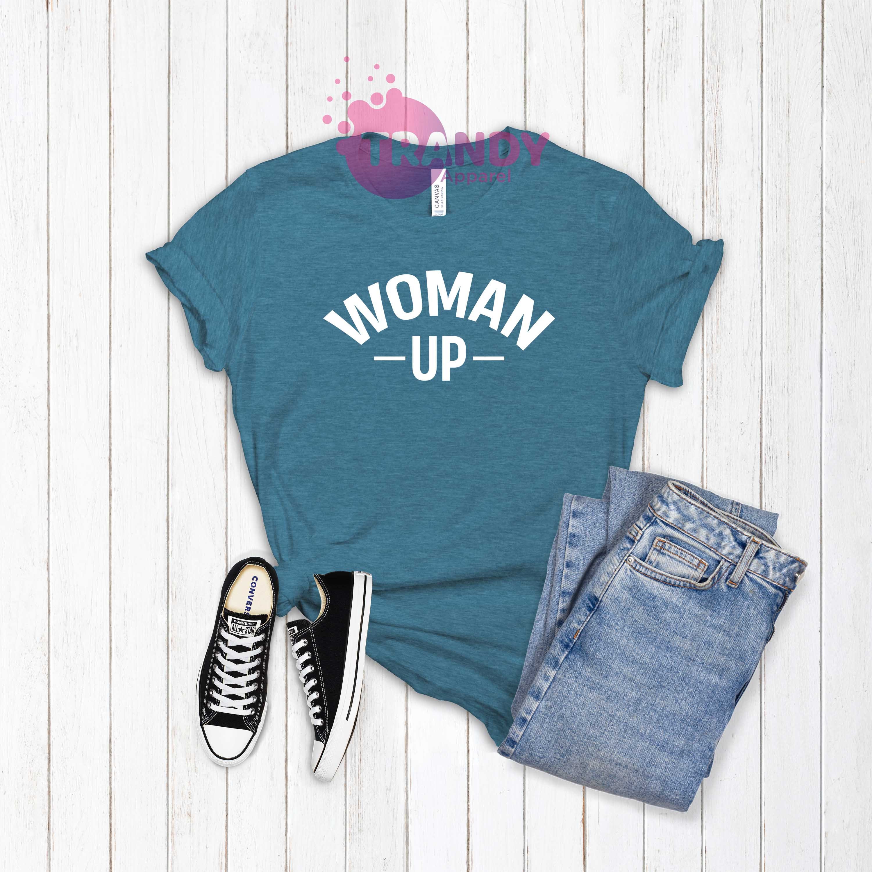 Discover Woman Up T-shirt, Women Empowerment, Motivational Shirt, Inspirational Shirt, Feminist T-shirt, Women's Day Gift, Women's Support Shirt