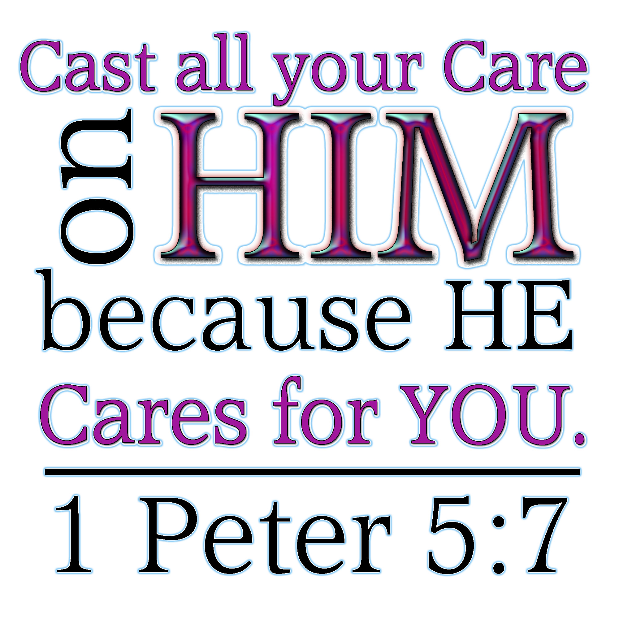 1 Peter 5:7 - Etsy