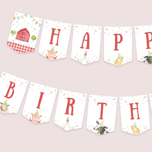 Birthday Bunting - Etsy
