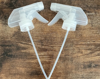 Replacement Trigger Sprayer for Glass Bottle (2 Pack)