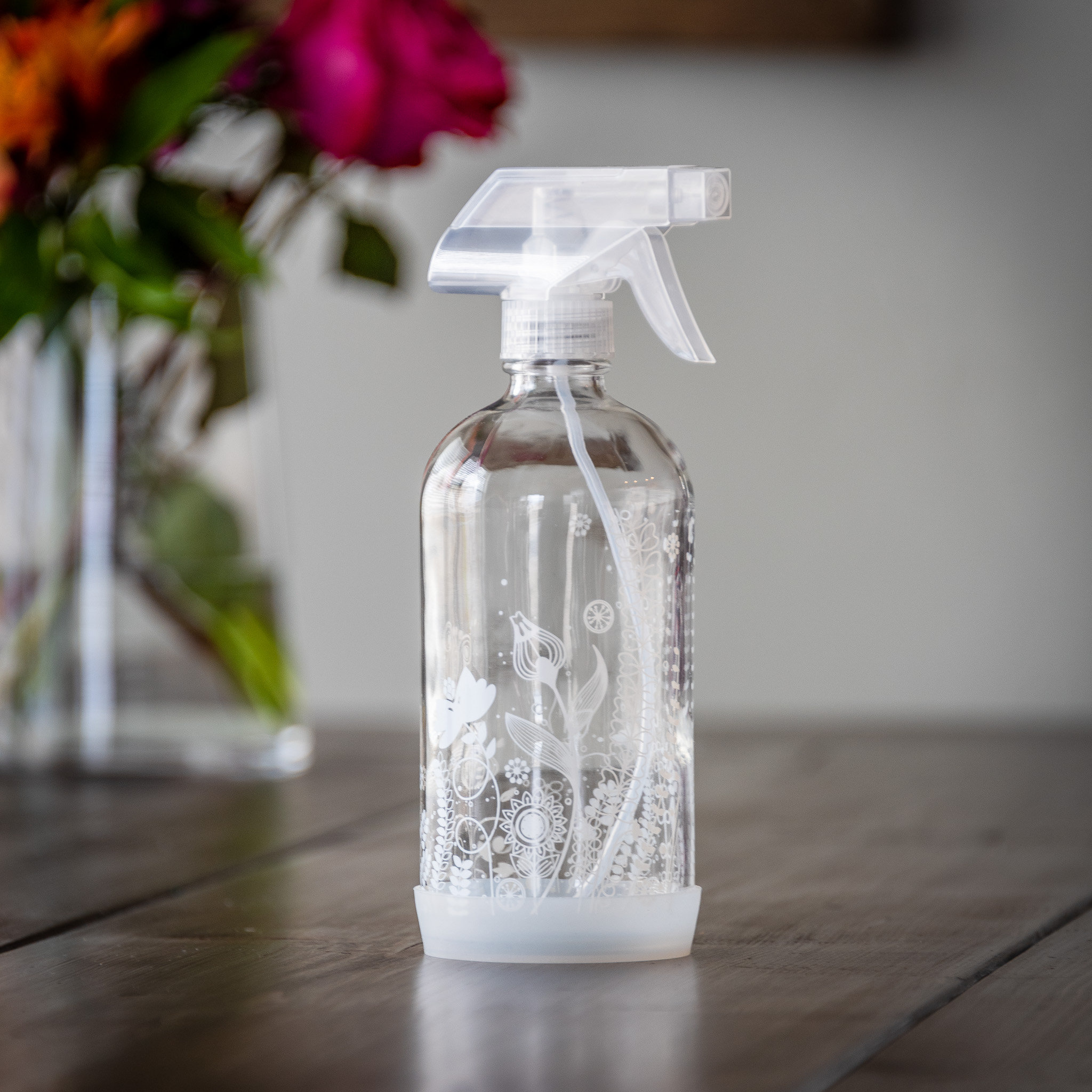 Decorative Glass Spray Bottle Multipurpose Sprayer Designed Etsy