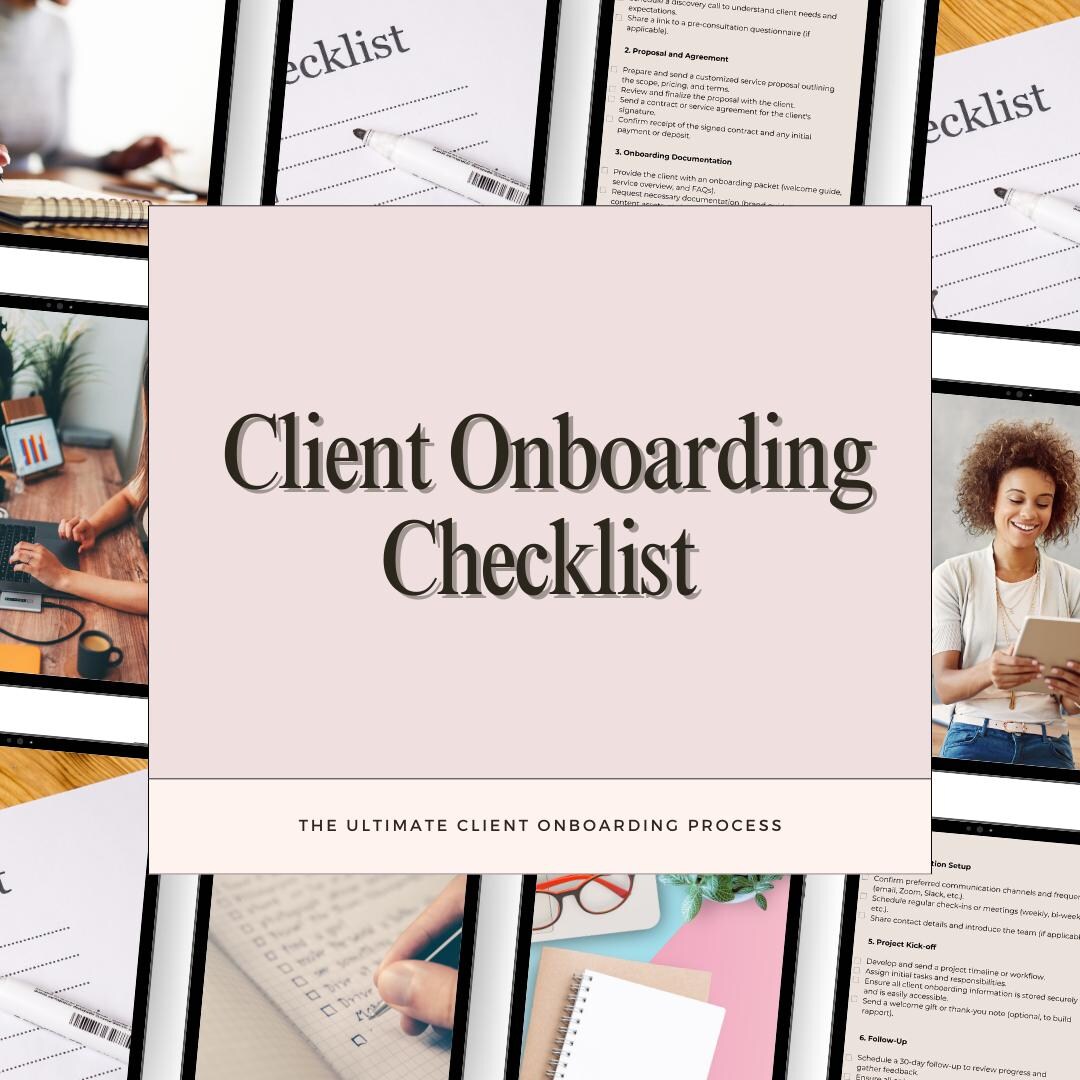 Client Onboarding Checklist | the Ultimate Client Onboarding Process - Etsy